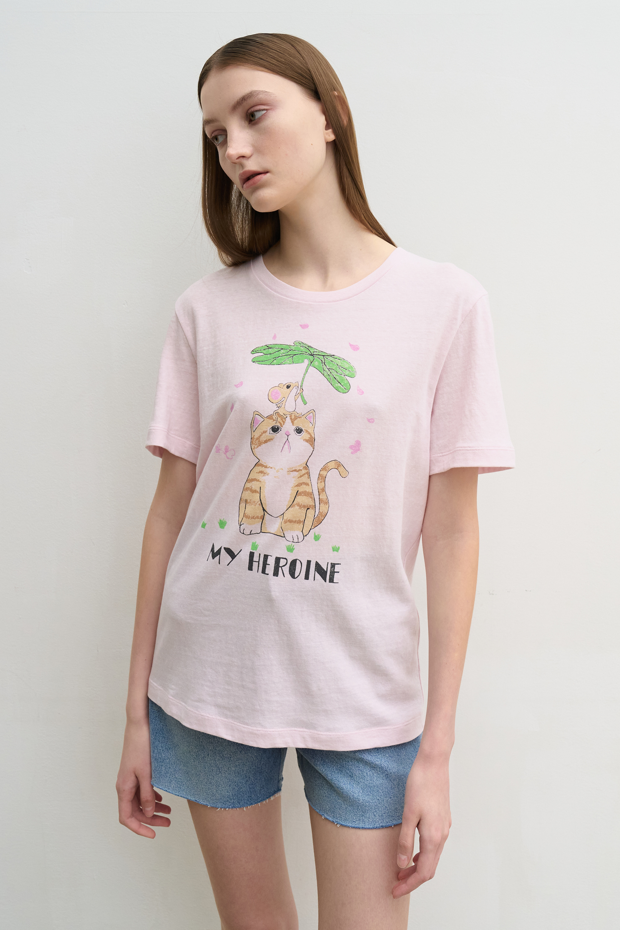 MY HEROINE t-shirts (pink)